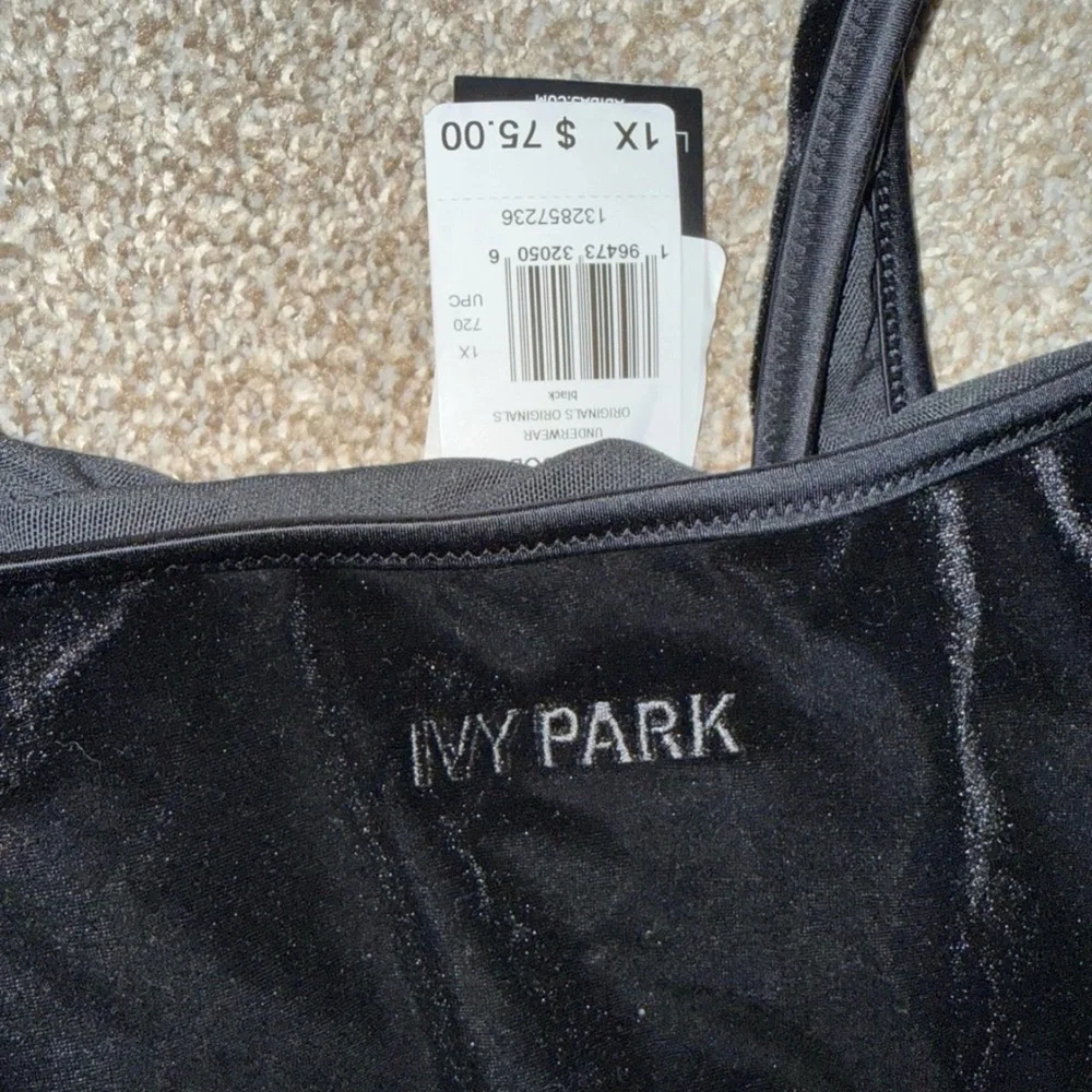 Adidas Ivy Park by Beyoncé Triple Black Velvet Body Suit - Picture 8 of 10